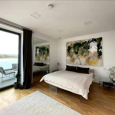 Modernes Apartment Mit Wunderschonem Rheinblick Urmitz Kamer foto